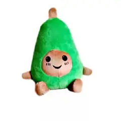 GENERICO - Peluche Aguacate carita feliz verde