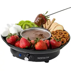 GENERICO - Juego De Fondue Eléctrica Para Fiestas De 10 Onzas