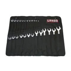 URREA - Juego 25 Llaves Combinadas Satinadas 7 Mm A 32 Mm