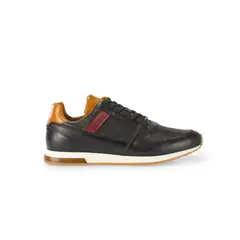 AMBITIOUS - Tenis En Cuero SLOW Classic Negro