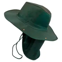 VITTORIA - Sombrero Pesquero Safari Capa Protección Cuello Playa Sol