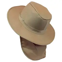 VITTORIA - Sombrero Pesquero Safari Capa Protección Cuello Playa Sol