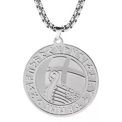 GENERICO - Collar de Barco Vikingo Con Colgante de Drakkar