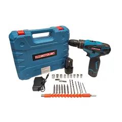 GENERAL - Taladro Electrico Kit Doble Bateria 12V 29 Piezas 1379-1