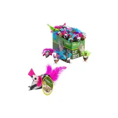 PETSPA - Juguete para gato ratón de plumas