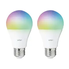 VTA PLUS - Kit x 2 Bombillos Led Alva E27 Rgb Vta+ Smart Home