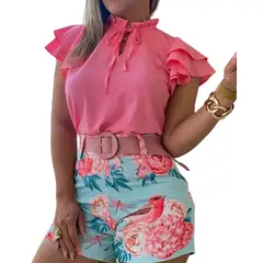 YURELKSHOP - CONJUNTO SHORTS Y BLUSA