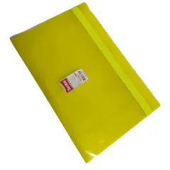 SCRIBE - Carpeta Seguridad Oficio Amarilla Con Gancho X 3 Unidades