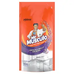 SC JOHNSON - Limpiavidrios Mr Musculo lavanda repuesto, 500 ml