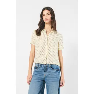 KOAJ - BLUSA CAMISERA MANGA CORTA CON BOLSILLO MUJER