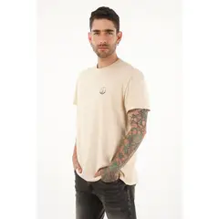TENNIS - Camiseta crudo con estampado para hombre