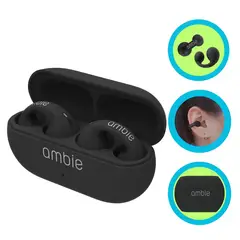 GENERICO - Auriculares deportivos inalámbricos Bluetooth Ambie color BLANCO