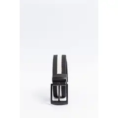 KOAJ - Cinturón masculino, negro y azul doble faz HOMBRE