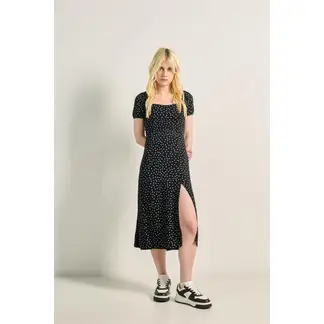 KOAJ - VESTIDO ABERTURA MIDI 8689