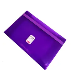 SCRIBE - Carpeta Seguridad Oficio Morada Con Gancho X 3 Unidades