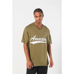 KOAJ - Camiseta oversize para hombre manga corta HOMBRE