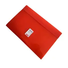 SCRIBE - Carpeta Seguridad Oficio Roja Con Gancho X 3 Unidades