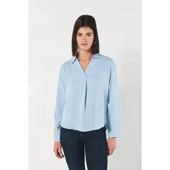 KOAJ - BLUSA CON PRENSE Y MANGA LARGA. Mujer