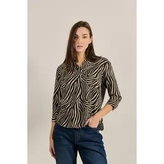 KOAJ - Blusa manga 3/4 unicolor para mujer, confeccionada en t Mujer