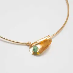 ENIGMA - Collar Choker Esmeraldecido_.