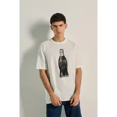 KOAJ - Camiseta oversize manga corta de Coca Cola HOMBRE