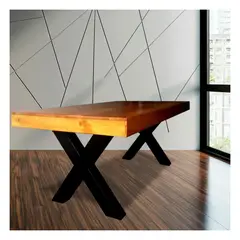 22 GRADOS DECORACION - Mesa Forte 200x100cm rustico industrial