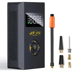 GEF - Compresor Aire Portatil Bateria Recargable Carro Moto Globos