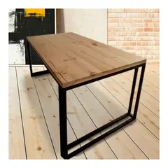 22 GRADOS DECORACION - Mesa Comedor Jenn 140x70cm Rustico Industrial