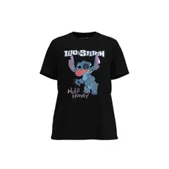 KOAJ - Camiseta en algodÃ³n unicolor con cuello redondo y dise MUJER