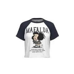 KOAJ - Camiseta unicolor para mujer, confeccionada en tela de al MUJER