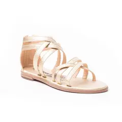 PRICE SHOES - Sandalias Planas Mujer 302E354CHAMPANA