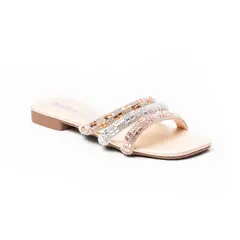 PRICE SHOES - Sandalias Planas Para Mujer 272HV28OROROSA