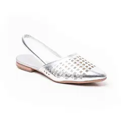 PRICE SHOES - Zuecos mules de moda para mujer 6022010PLATA