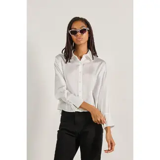 KOAJ - BLUSA OVERSIZE MANGA LARGA CON LARGO CROP MUJER