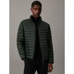 CALVIN KLEIN - Chaqueta verde ligera acolchada