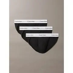 CALVIN KLEIN - Pack De 3 Calzoncillos Negro - Modern Cotton