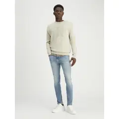 CALVIN KLEIN - Saco gris con monograma