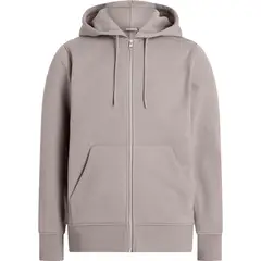 CALVIN KLEIN - Buzo Beige Con Capota Y Logo Tape