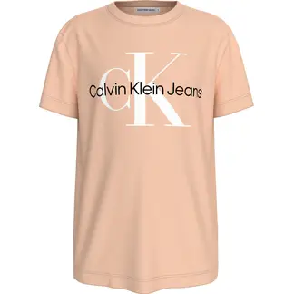 CALVIN KLEIN - Camiseta Naranja Unisex Con Logo