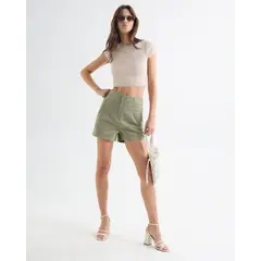 SEVEN SEVEN - Short Para Mujer Color Verde Marca #28191065