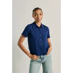 KOAJ - Blusa crop top para mujer en tono unicolor cuenta con c Mujer