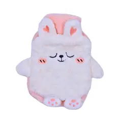 GENERICO - Bolsa Térmica Conejito Blanco Agua Caliente Peluche 1Lt