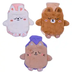 GENERICO - Bolsa Térmica Gatito Agua Caliente Grande Peluche 1 LT