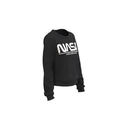 KOAJ - Buzo unicolor con cuello redondo y diseÃ±o de NASA MUJER