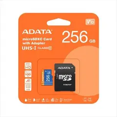 ADATA - Memoria MicroSD de 256GB Clase 10 Original