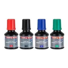 EDDING - Kit x4 Tintas Marcador Borrable BT-30