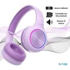 MOBULA - Audifonos Diadema G-TIDE C1 - Morado