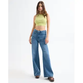 SEVEN SEVEN - Jean Para Mujer Wide-Leg Color Azul Medio Marca #28160932