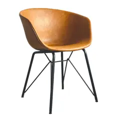 GENERICO - SILLA LUXURY CUERO Color Marrón