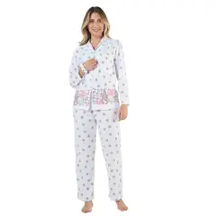 SANTANA - Pijama Mujer Lucia Blanco